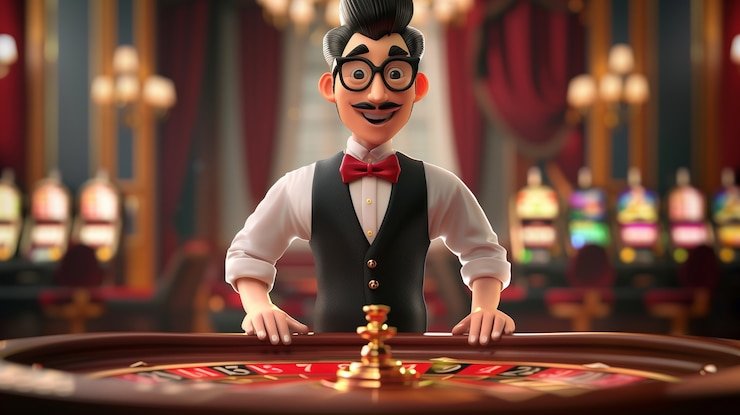 Tampilan studio live dealer Spadegaming di aplikasi megawin 188 dengan antarmuka pemain yang responsif